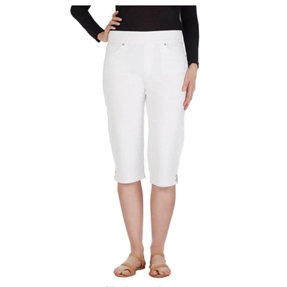 NEW Gloria Vanderbilt Avery Pull-on Skimmer Capri - Picture 1 of 4